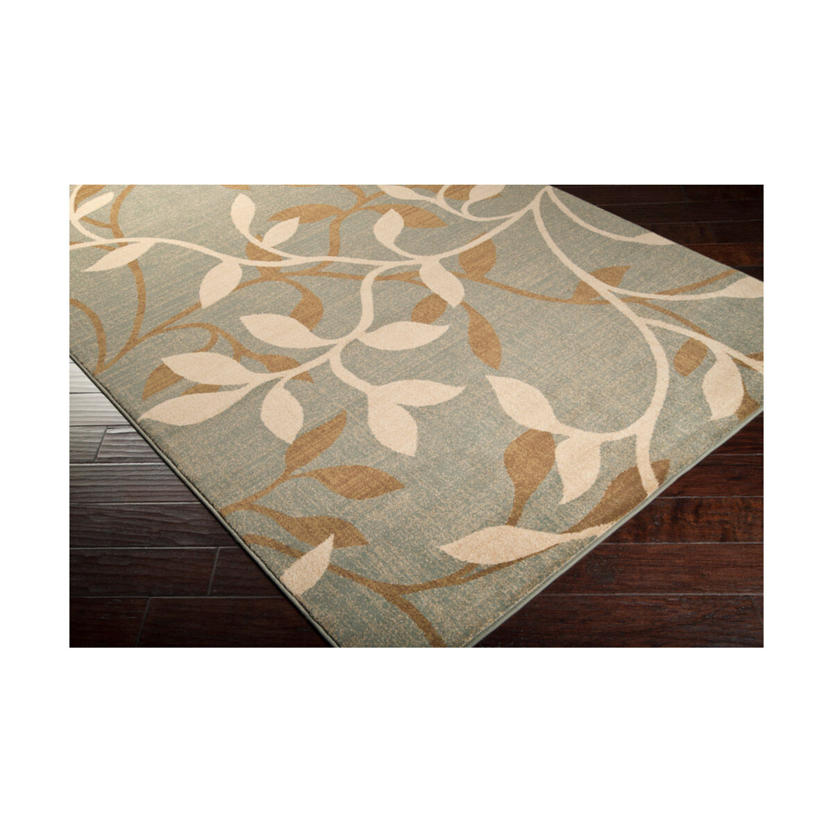 Riley 91 X 63 inch Medium Gray/Dark Brown/Tan/Pear Rugs, Polypropylene