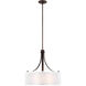 Elmwood Park 3 Light 19 inch Bronze Pendant Ceiling Light