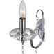 Valentina 1 Light 5 inch Chrome Wall Light