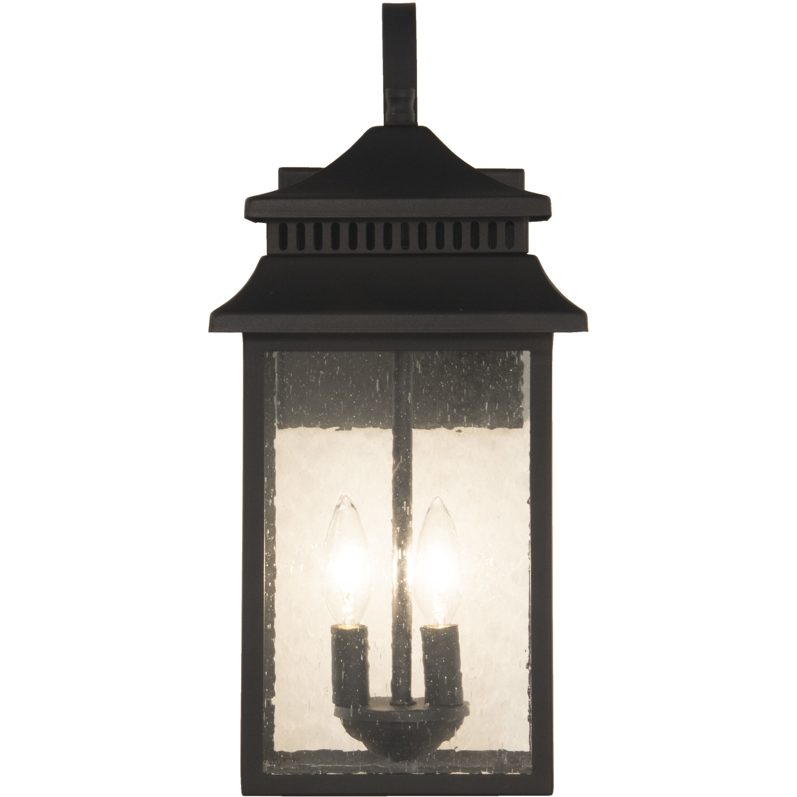 Crossbend 2 Light 19 inch Textured Black Outdoor Wall Mount in Textured Matte Black