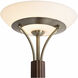 Tambo 70.9 inch 9 watt Dark Walnut and Weathered Brass Torchiere Floor Lamp Portable Light