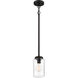 Crosspoint 1 Light 4.88 inch Espresso Outdoor Pendant