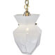 Bolsa 1 Light 8 inch Winter Brass Pendant Ceiling Light