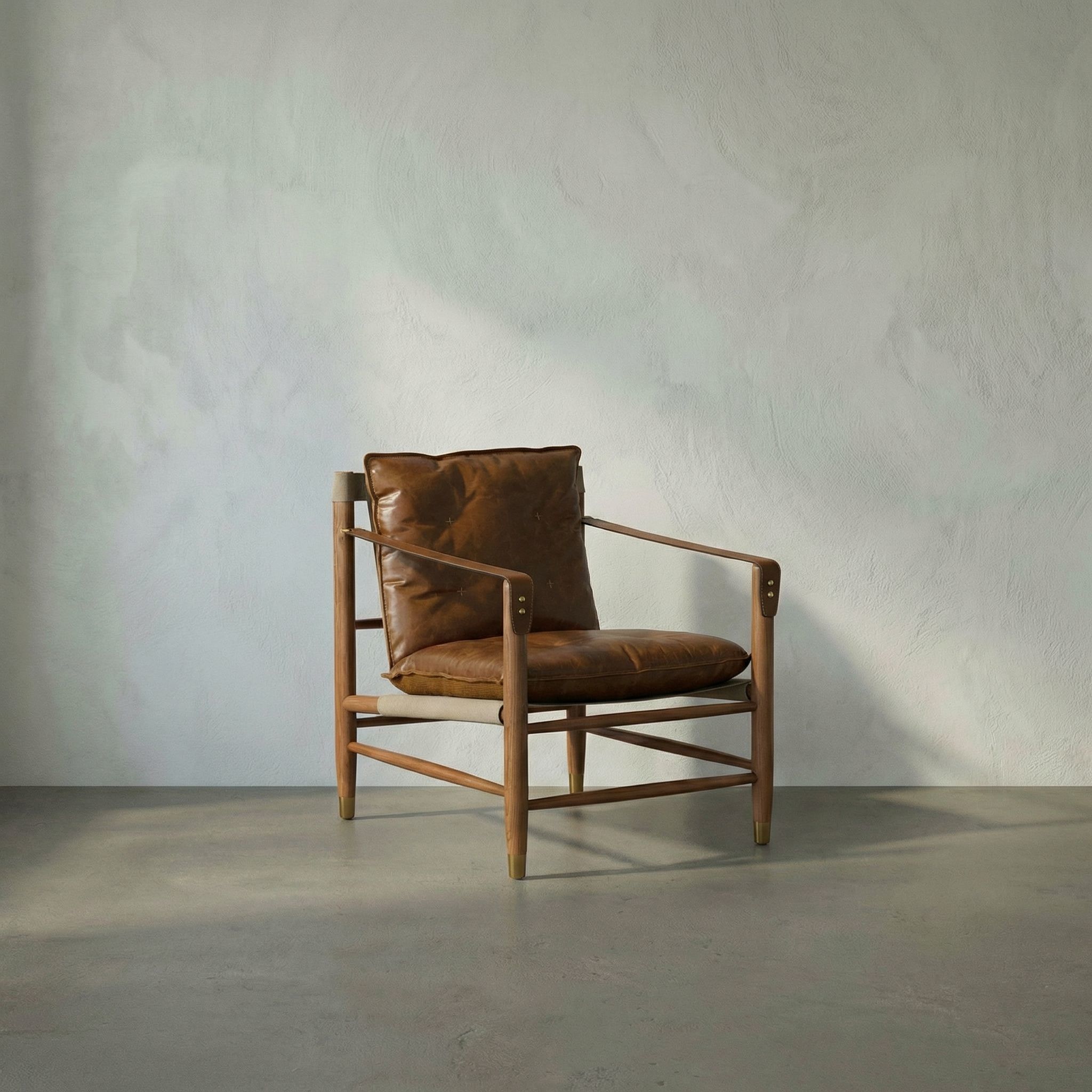 Luther Cuba Brown Occasional Chair