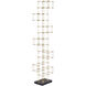Canada 65 inch 0.30 watt Gold Floor Lamp Portable Light