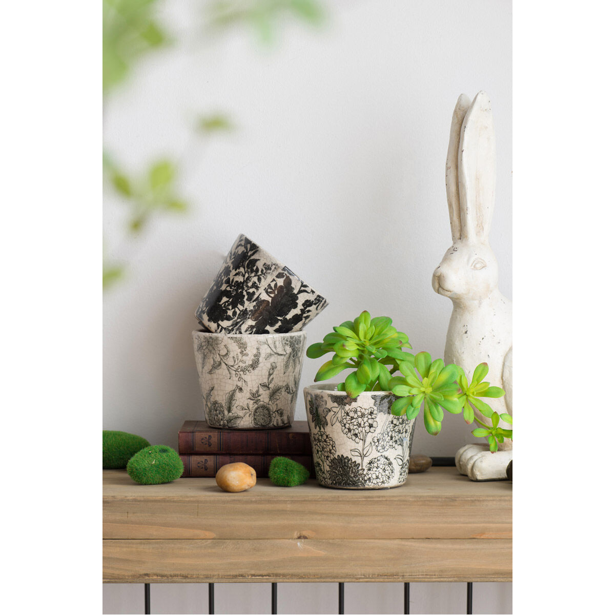 Terracotta Black Planter