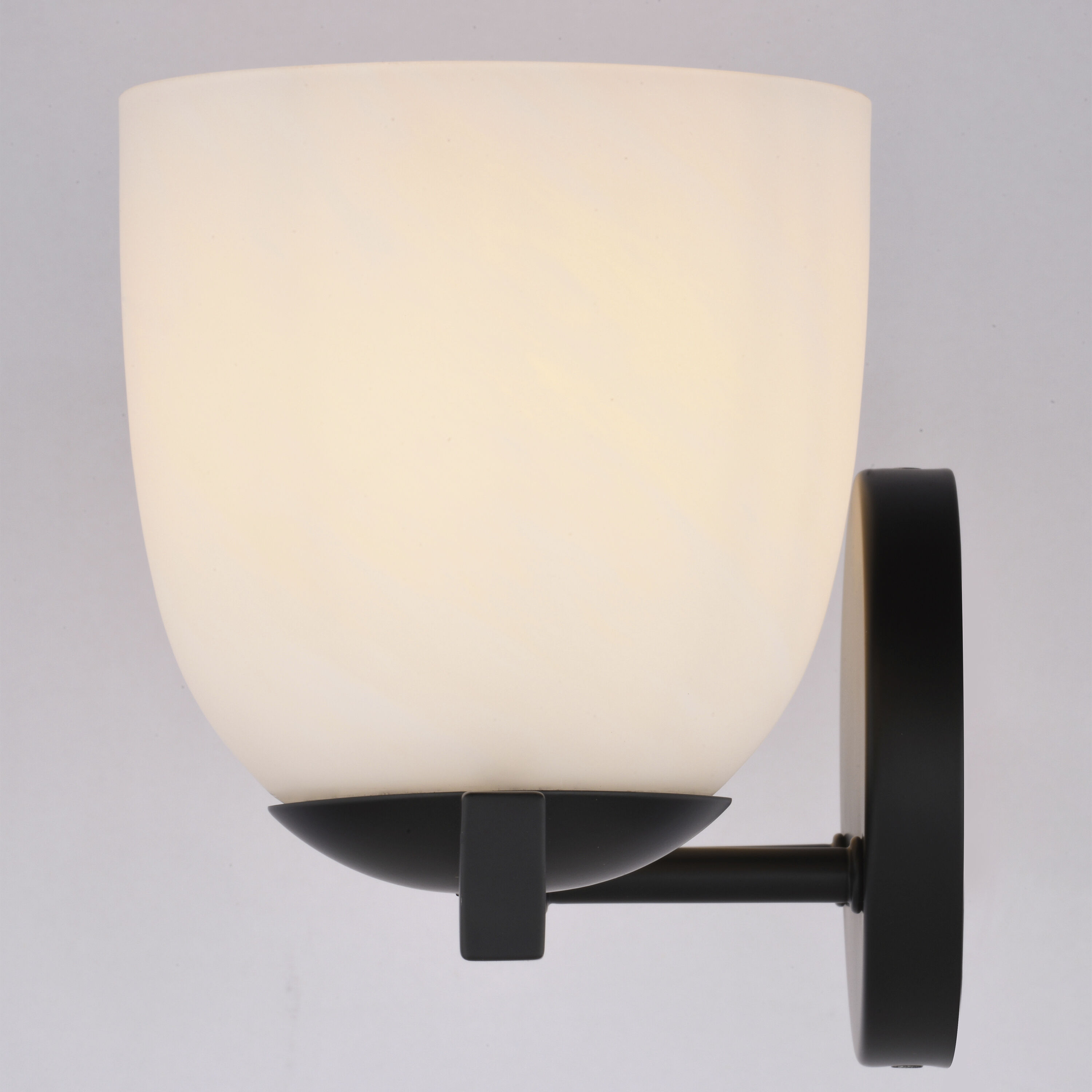 Bosworth 3 Light 22 inch Matte Black Bathroom Light Wall Light