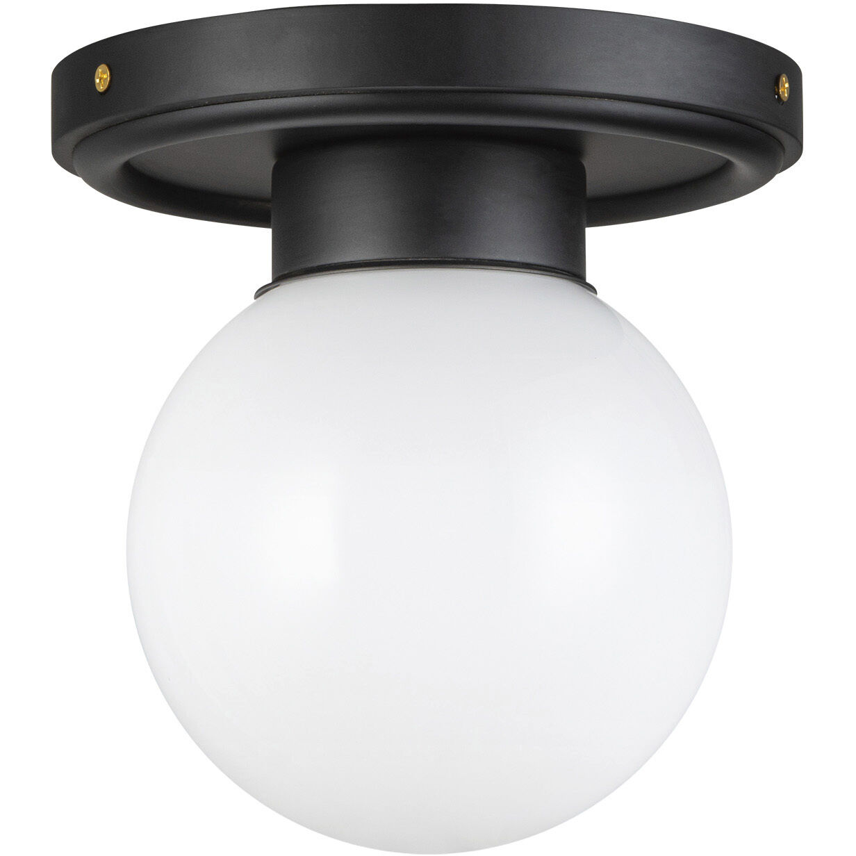 Alora Mood Fiore 1 Light 6 inch Matte Black Semi-Flush Mount Ceiling Light