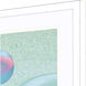 Travel Turquoise and Blue and Pink and Red Framed Art, Propac