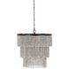 Etienne 4 Light 22 inch Antique White / Dusty Slate / Rust Chandelier Ceiling Light