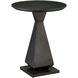 Janil 19.75 inch Graphite and Clear Accent Table
