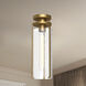 Alora Mood Belmont 1 Light 5.5 inch Aged Gold Flush Mount Ceiling Light