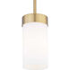 Elevate 1 Light 5 inch Brushed Bronze Mini-Pendant Ceiling Light, Design Series