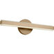 Drew & Jonathan Colt 1 Light 18 inch Satin Brass Bath Vanity Wall Light