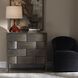 Lydon Brown Mindi Wood and Antique Brass 4 Drawer Chest