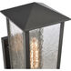 Marquis 1 Light 18 inch Matte Black Outdoor Sconce