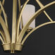 Deven 9 Light 32 inch Satin Brass Multi-Tier Chandelier Ceiling Light