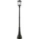 Beacon 2 Light 91.25 inch Oil Rubbed Bronze Outdoor Post Mounted Fixture in 21