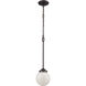 Beckett 1 Light 6 inch Oil Rubbed Bronze Mini Pendant Ceiling Light