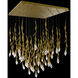Signature Secret Garden LED French Gold Multi-Light Pendant Ceiling Light