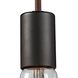 Menlow Park 1 Light 2 inch Oil Rubbed Bronze Mini Pendant Ceiling Light