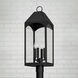 Burton 4 Light 29 inch Black Outdoor Post Lantern