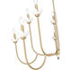 Allistair 10 Light 42 inch Modern Gold Chandelier Ceiling Light