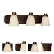 Southport 3 Light 24 inch Heirloom Bronze Bath Vanity Wall Light