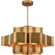 Canada 12 Light 35.4 inch Gold Chandelier Ceiling Light