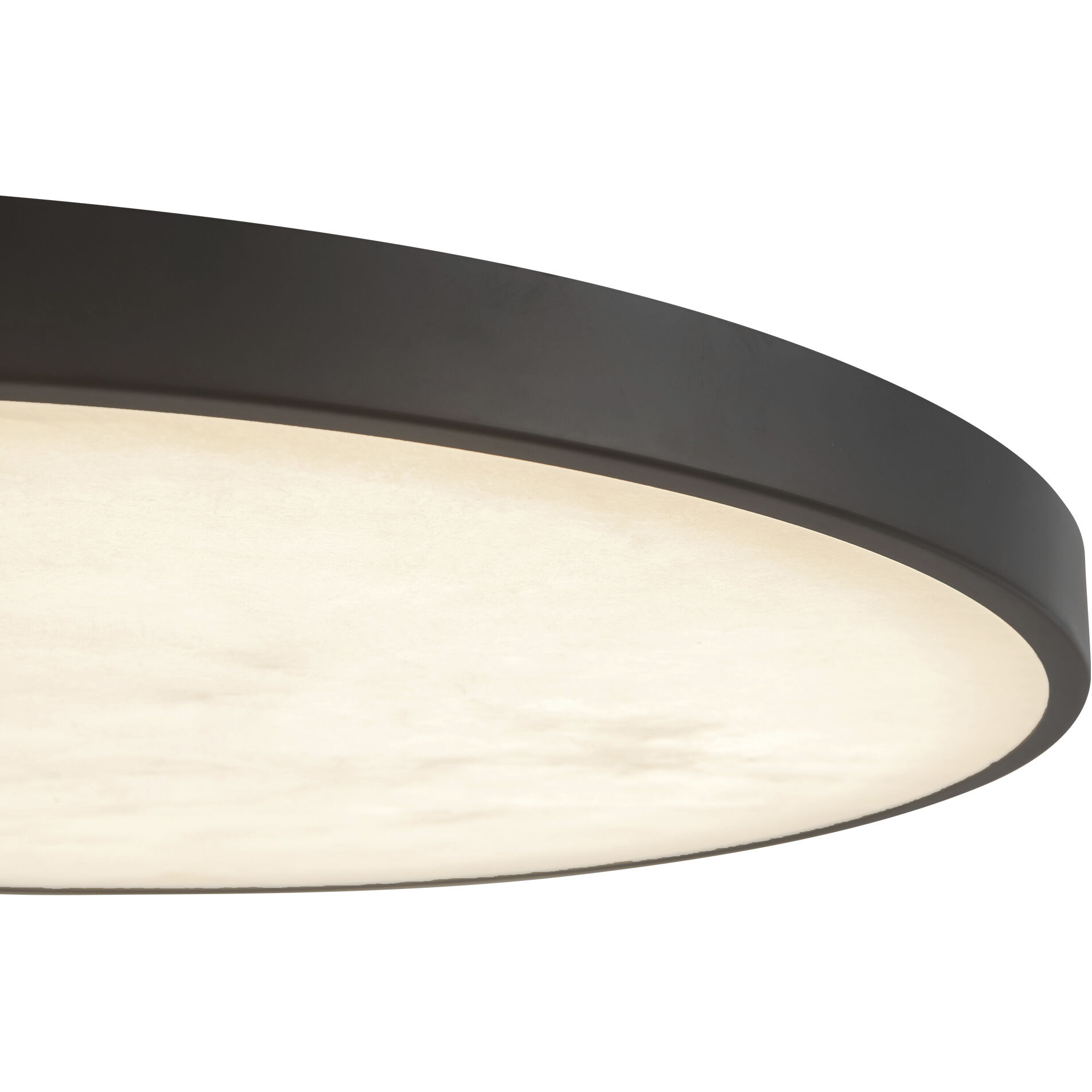Alora Mood Evelyn 15.13 inch Matte Black and Alabaster Flush Mount Ceiling Light