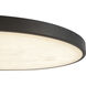 Alora Mood Evelyn 15.13 inch Matte Black and Alabaster Flush Mount Ceiling Light