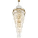 Hayes 31 Light 24 inch Aged Brass Chandelier Ceiling Light