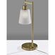Gio 22 inch 40.00 watt Painted Brass Desk Lamp Portable Light
