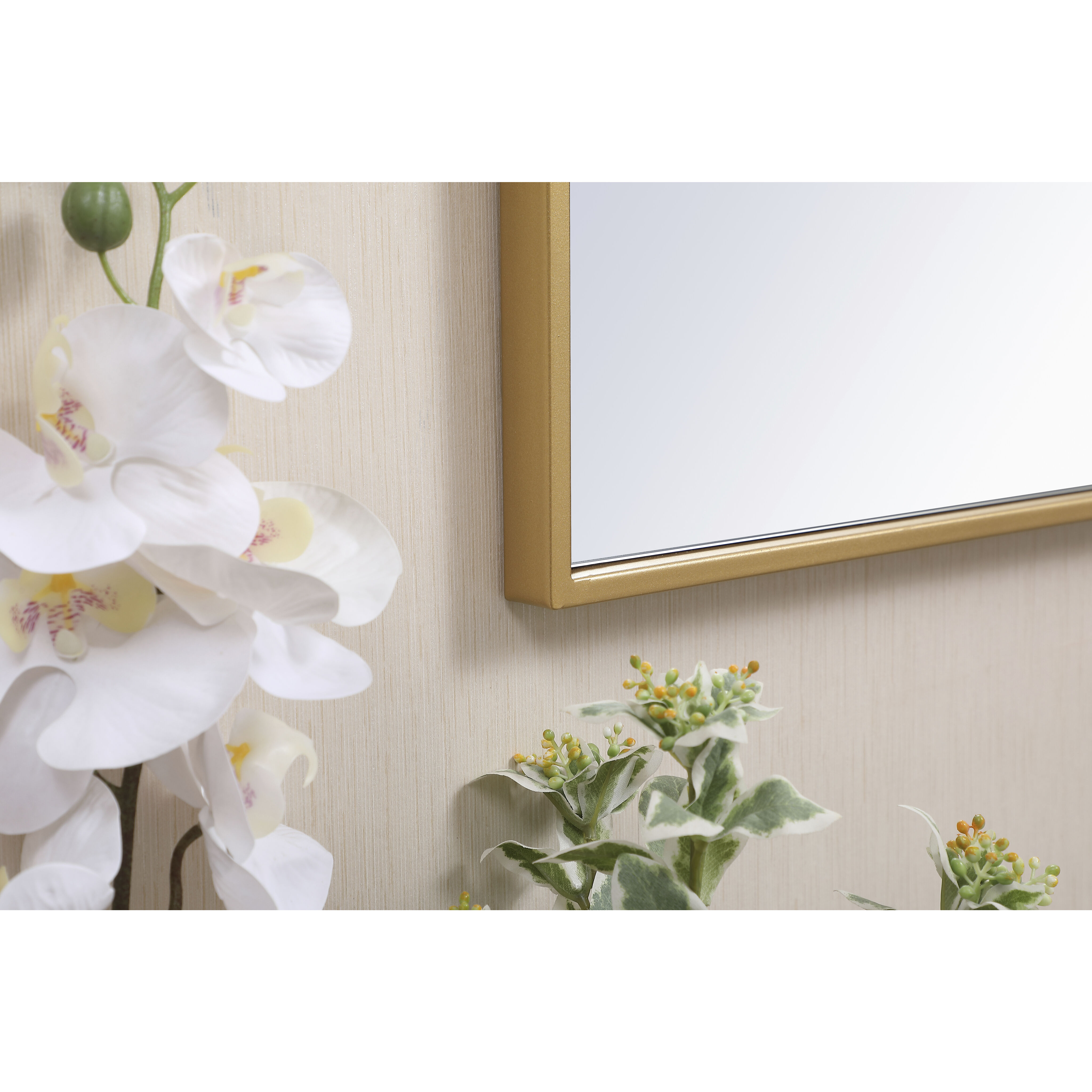 Monet 28 X 28 inch Brass Wall Mirror