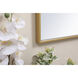 Monet 28 X 28 inch Brass Wall Mirror