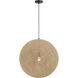 Entwined 1 Light 24 inch Coal Pendant Ceiling Light