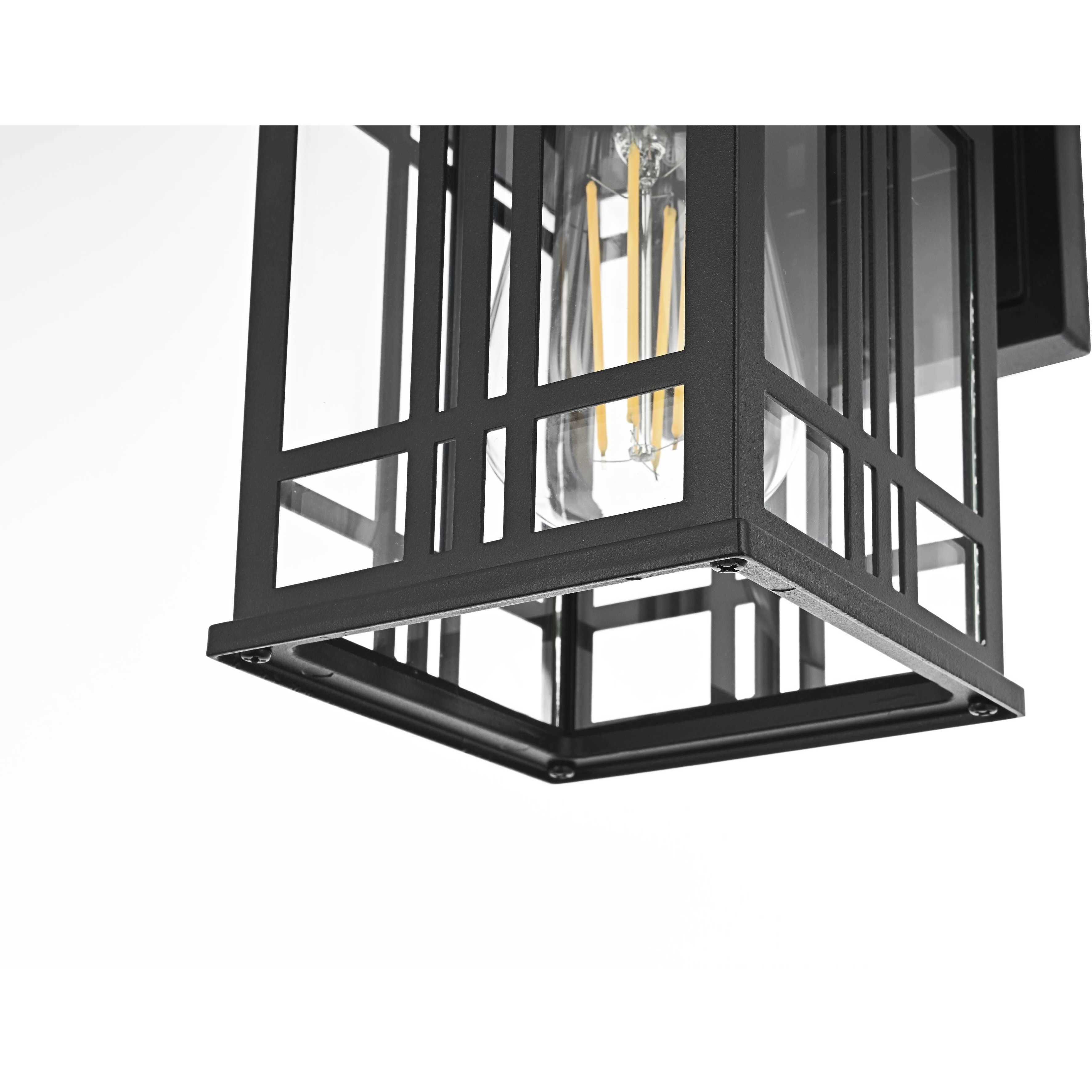 Harley 1 Light 12 inch Black Outdoor Wall Sconce