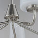 Durham 5 Light 26 inch Satin Nickel Single-Tier Chandelier Ceiling Light