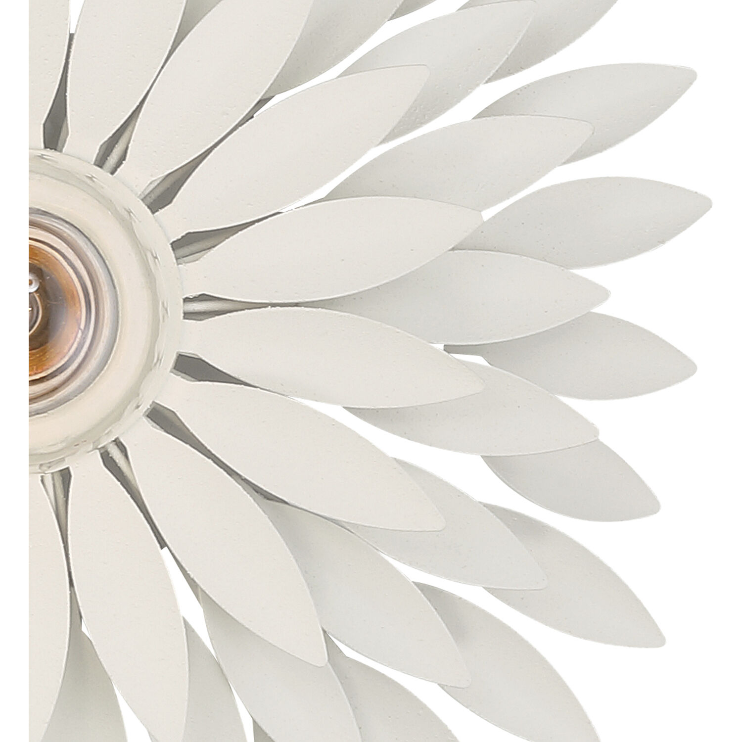 Broche Bath Sconce Wall Light in Matte White