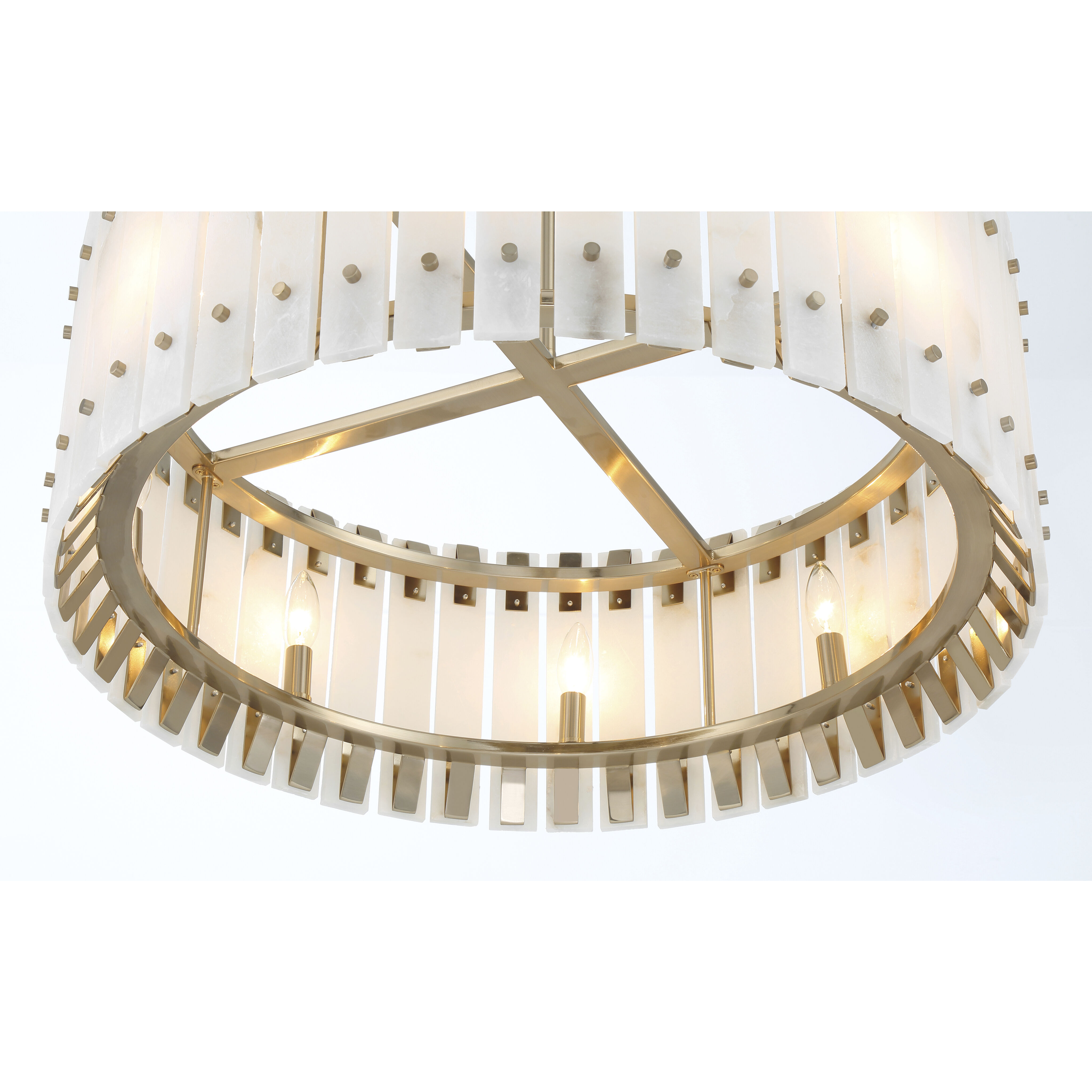 Bardon 8 Light 28.25 inch Celeste Brass Pendant Ceiling Light