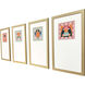 Tropicals Pink and Blue and Orange and Green Framed Art, Propac