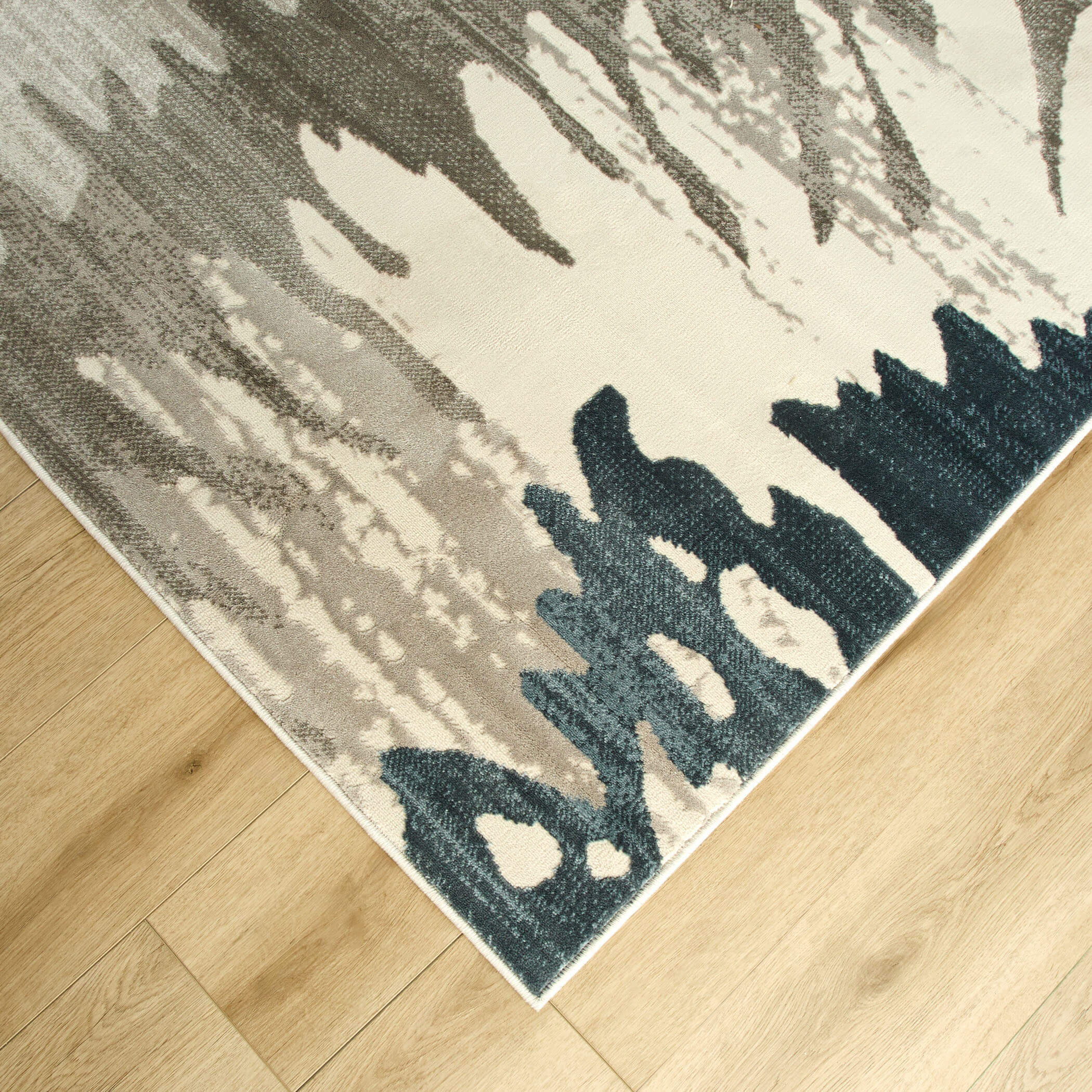 Betsi 114 X 79 inch Blue Rug in 6 x 9