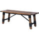 Masterson Wood & Metal Bench