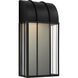 Veronica LED 21.13 inch Textured Black Outdoor Wall Lantern