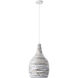 Balsam 1 Light 13 inch Brindled Bamboo Pendant Ceiling Light