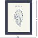 Propac Blue and White and Multi Framed Art, Propac