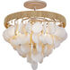Aurelia's Cove 4 Light 17 inch Autumn White Semi Flush Ceiling Light