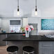 Clarity 1 Light 10 inch Coal Mini Pendant Ceiling Light