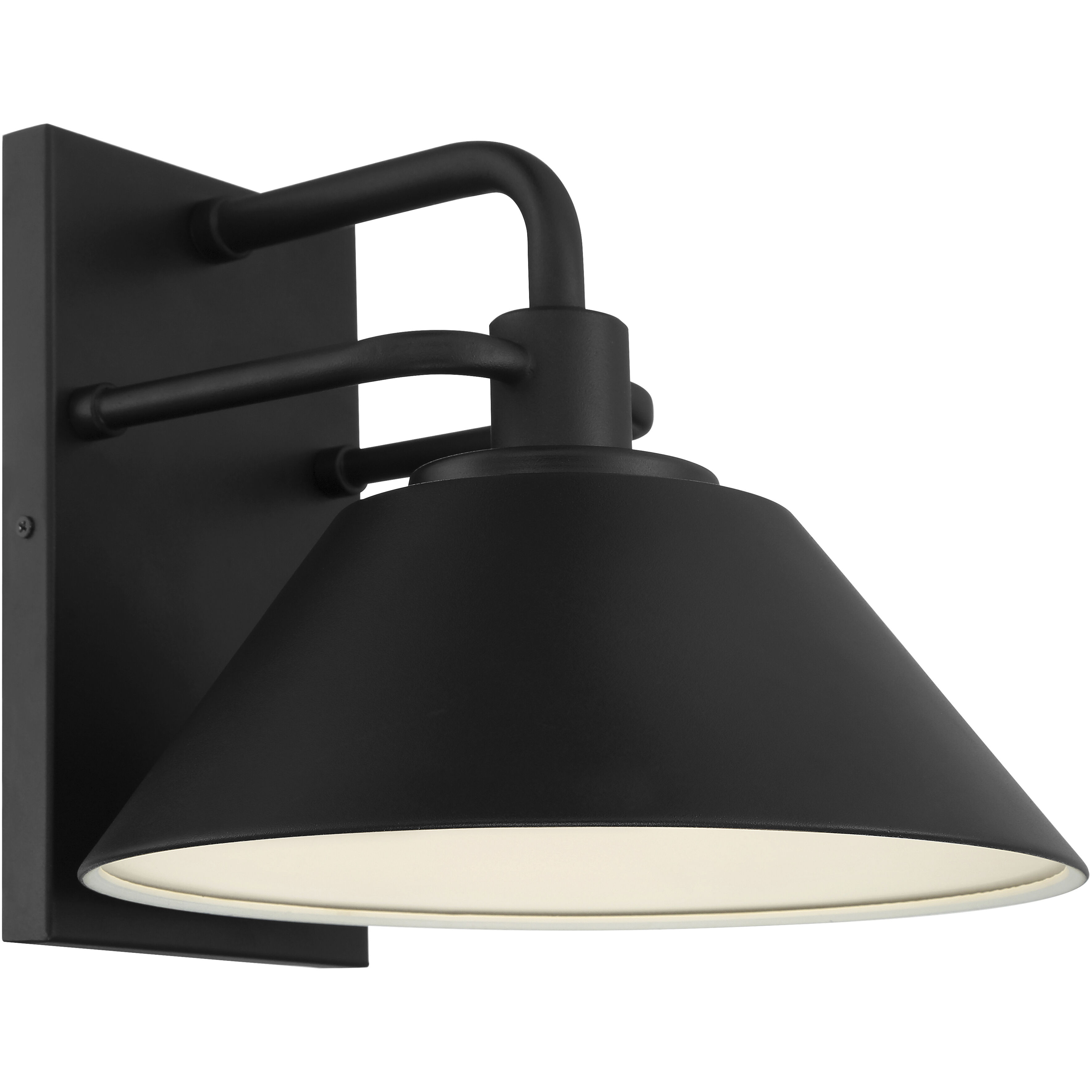 Avalon 1 Light 10 inch Black Outdoor Wall Sconce