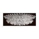 Trilliane Strands 8 Light 25 inch Polished Stainless Steel Flush Mount Ceiling Light in Heritage
